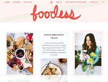 Tablet Screenshot of foodess.com